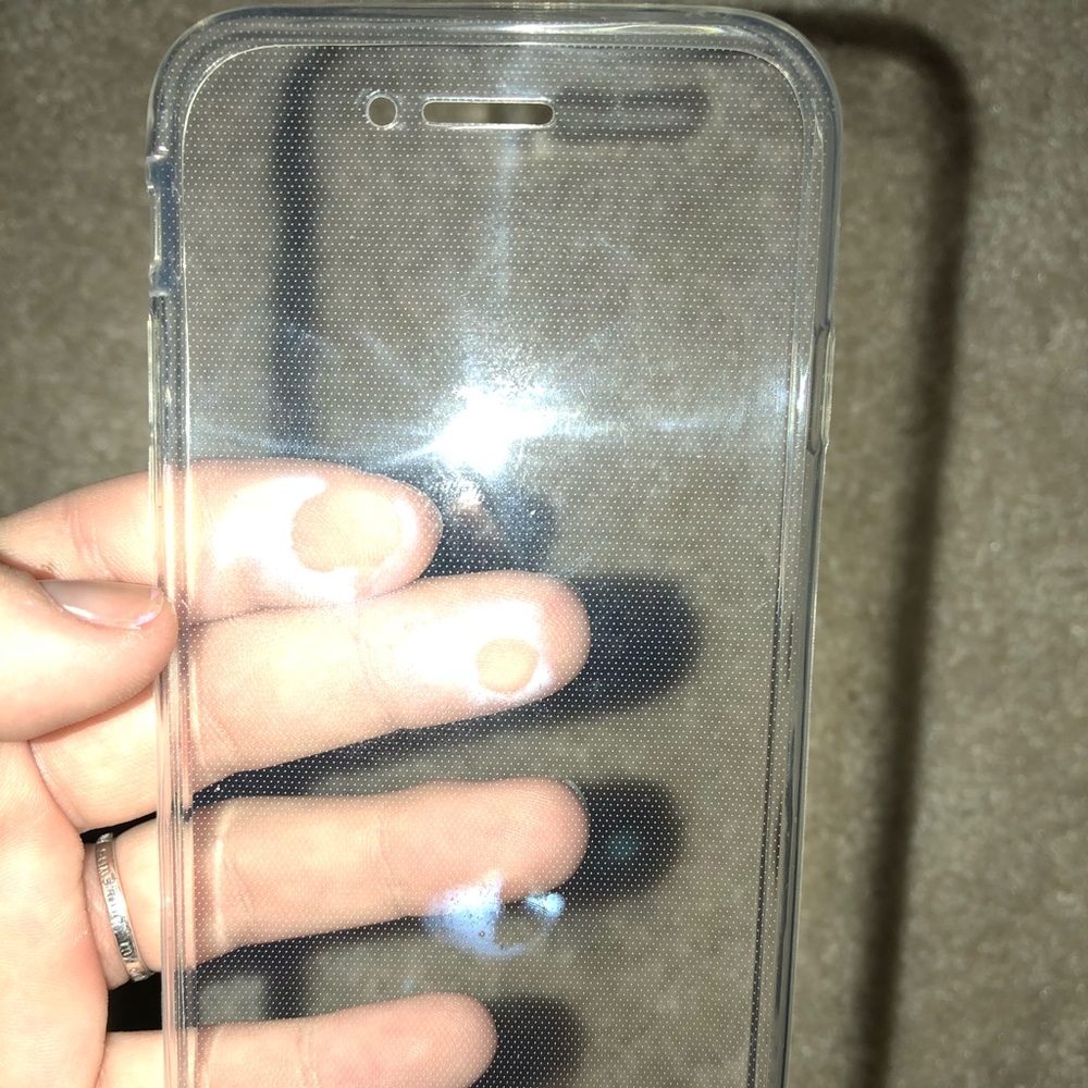 front & back clear case for iphone 6/7